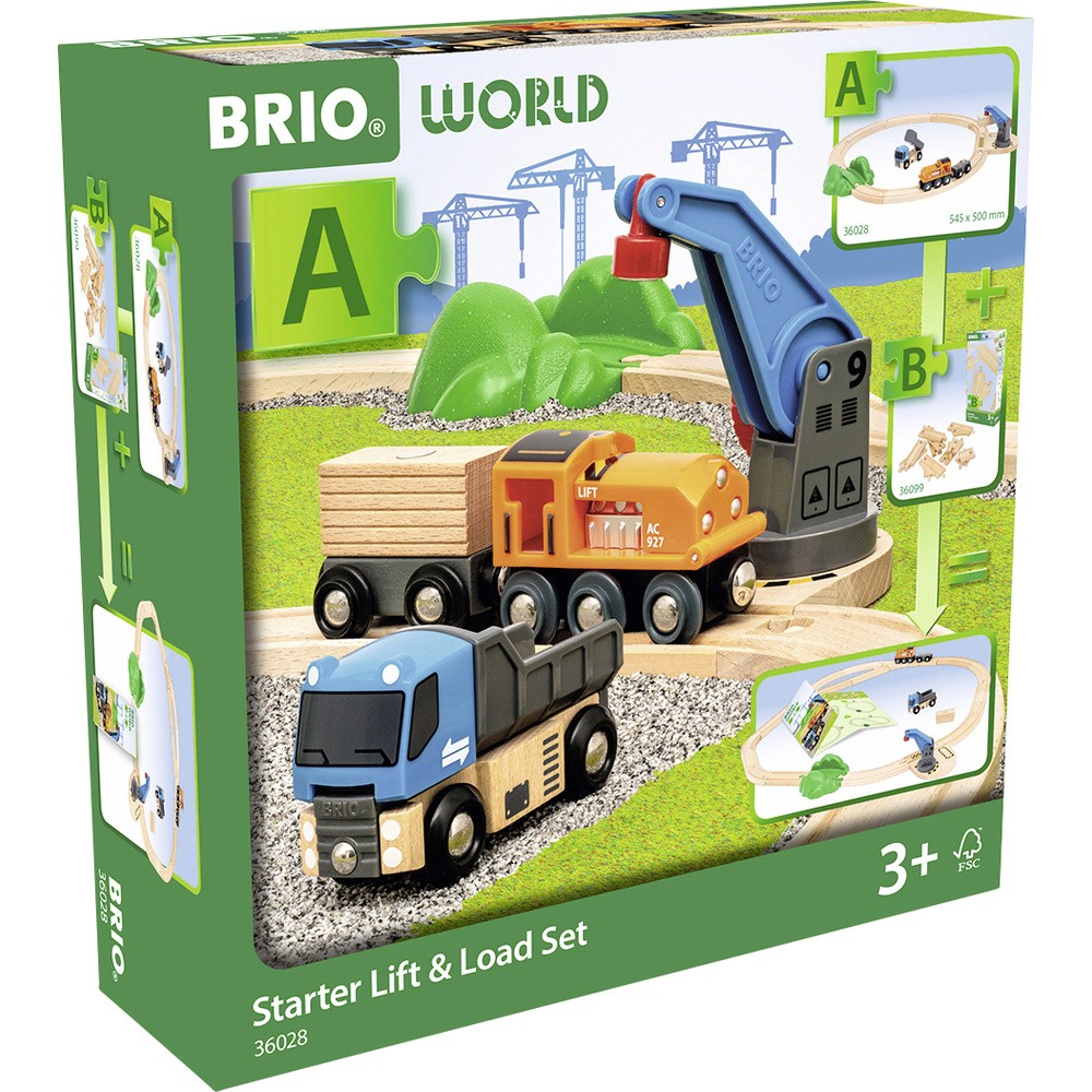 Brio 63602800 Стартовый набор Gterzug mit Kran 8190₽