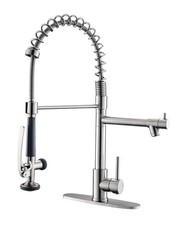 Kitchen Faucet with Pull Down Sprayer,Commercial Kitchen Sink Faucet with Dec...