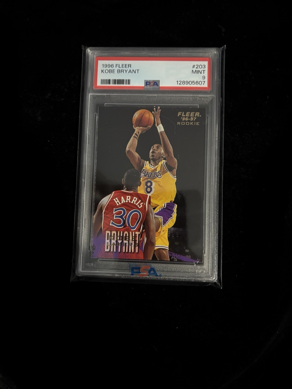 1996-97 Fleer - Kobe Bryant #203 (RC) PSA 9