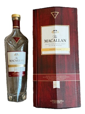 Macallan - Rare Cask (EMPTY) Bottle with Original Box & Cork   Collectible