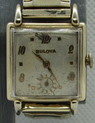 1949 Men's Bulova 10BC ''Franklin A'' Manual Wind Watch - Runs Great!
