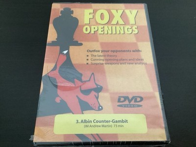 FOXY OPENINGS - VOLUME 3 - Albin Counter-Gambit Chess DVD
