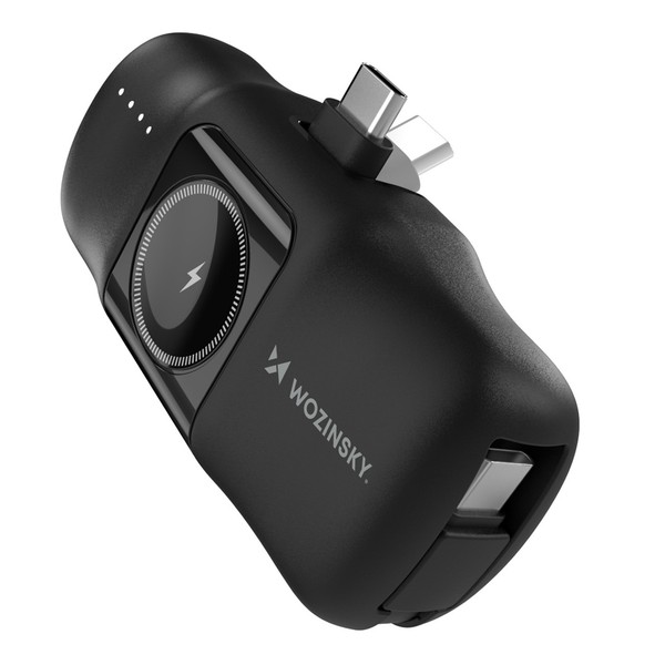 Mini-Powerbank 5000 Mah 15 W USB-C Mit Apple Watch-LadegeräT - Schwarz-image
