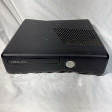 Microsoft Xbox 360 S Black Console Model 1439 Console Only For Parts UNTESTED