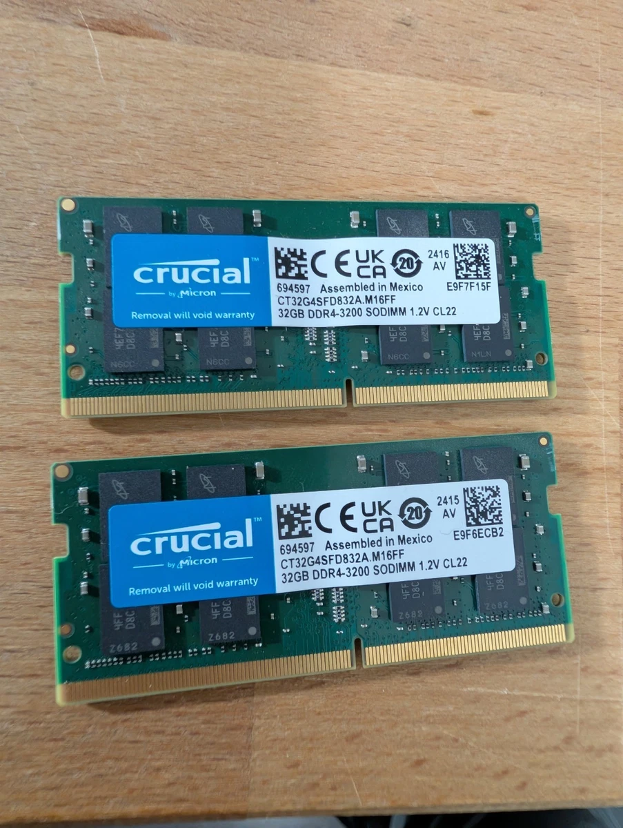 Crucial DDR4 SDRAM 64 GB Total Capacity Memory (RAM) for sale | eBay