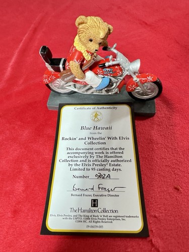 HAMILTON COLLECTION ELVIS PRESLEY ROCKIN' AND WHEELIN' WITH ELVIS COLLECTION COA - Picture 2 of 6
