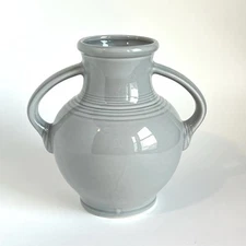 Fiesta Fiestaware Millennium I Vase Grey Gray HLC - Retired Mid Century Modern