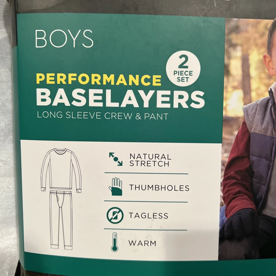 Top y pantalones de rendimiento Cuddl Duds para niños XL 16/18/2 piezas polar Foto 2 de 4