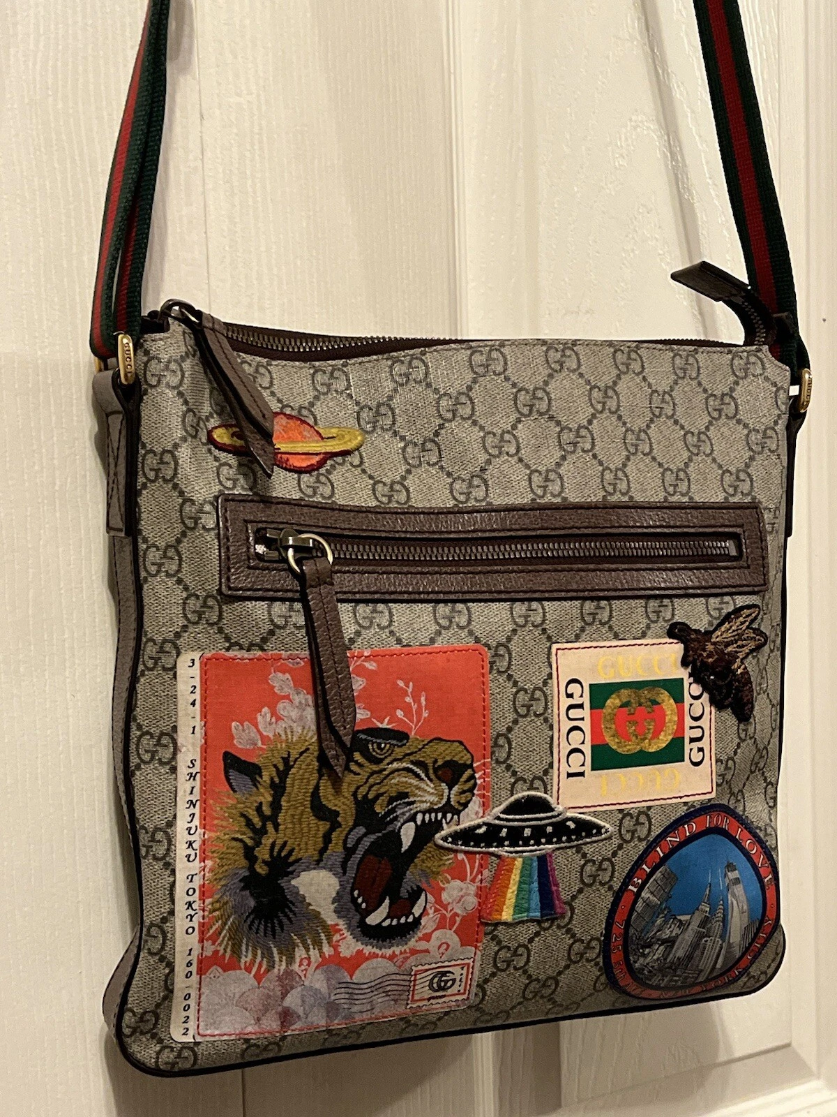 Sac à main bandoulière Gucci UFO Courrier Messenger GG Supreme