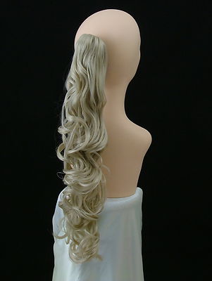 Clip-On PONY TAIL HAIR EXTENSION Curly 25 display picture 3
