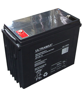 2 (Paar) x 12V 130AH Deep Cycle Ultramax Freizeit Caravan Marine Boot XV31MF