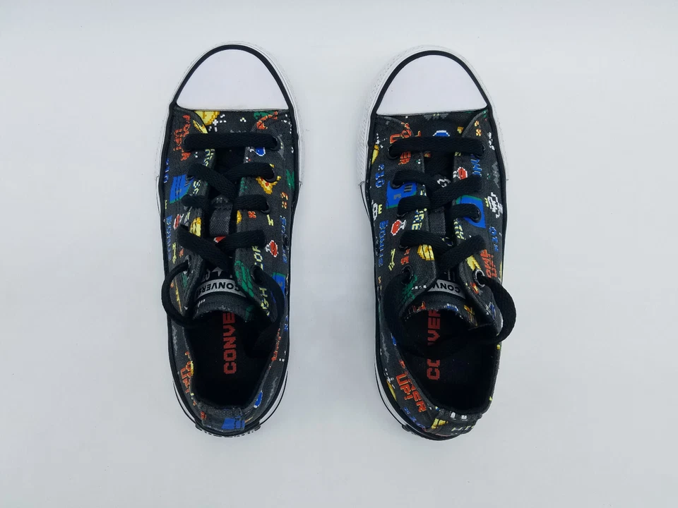 Zapatillas Converse CTAS Gamer Junior Niño Talla 13 Tormenta Viento Negras Foto 4 de 4