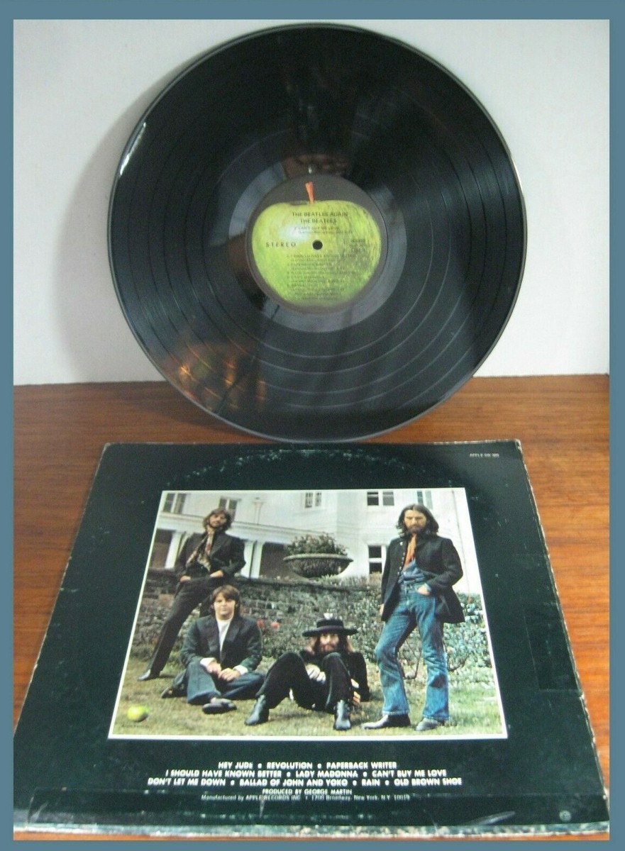 SW2 BEATLES HEY JUDE 'BEATLES AGAIN' ON LABEL-1 ST HOLLYWOOD PRESS