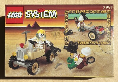 LEGO System Adventurers Desert 2995 Adventurers Car & Skeleton New