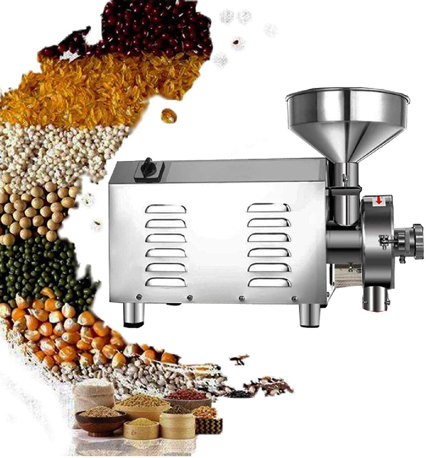 2200W Electric Soybean Grinder 110V Commercial Grinding Machine 30-50KG/H