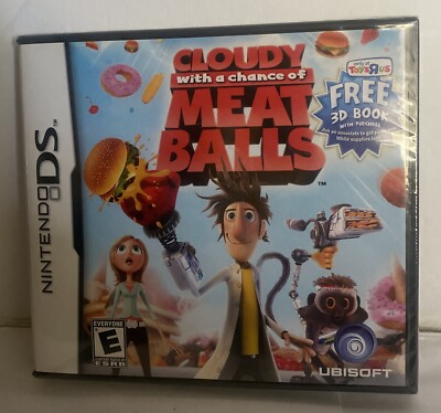Nintendo DS Cloudy With a Chance of Meatballs 2009 Video Game SEALED Toy s R US