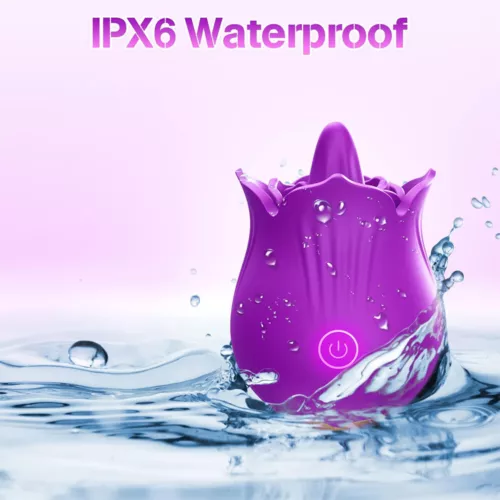 Waterproof-Rose-Vibrator-Clit-Nipple-Sucker-Women-Massager-Toy-use Lubricant US - Bild 9 von 54