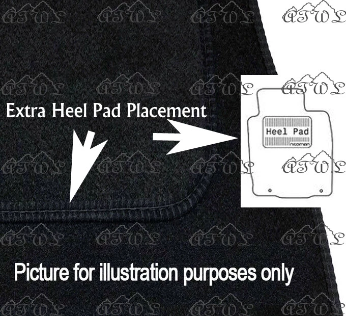 FITS MAZDA RX8 2003 TO 2012 TAILORED BLACK CARPET CAR FLOOR MATS SET (1 CLIP) - Image 2 of 4