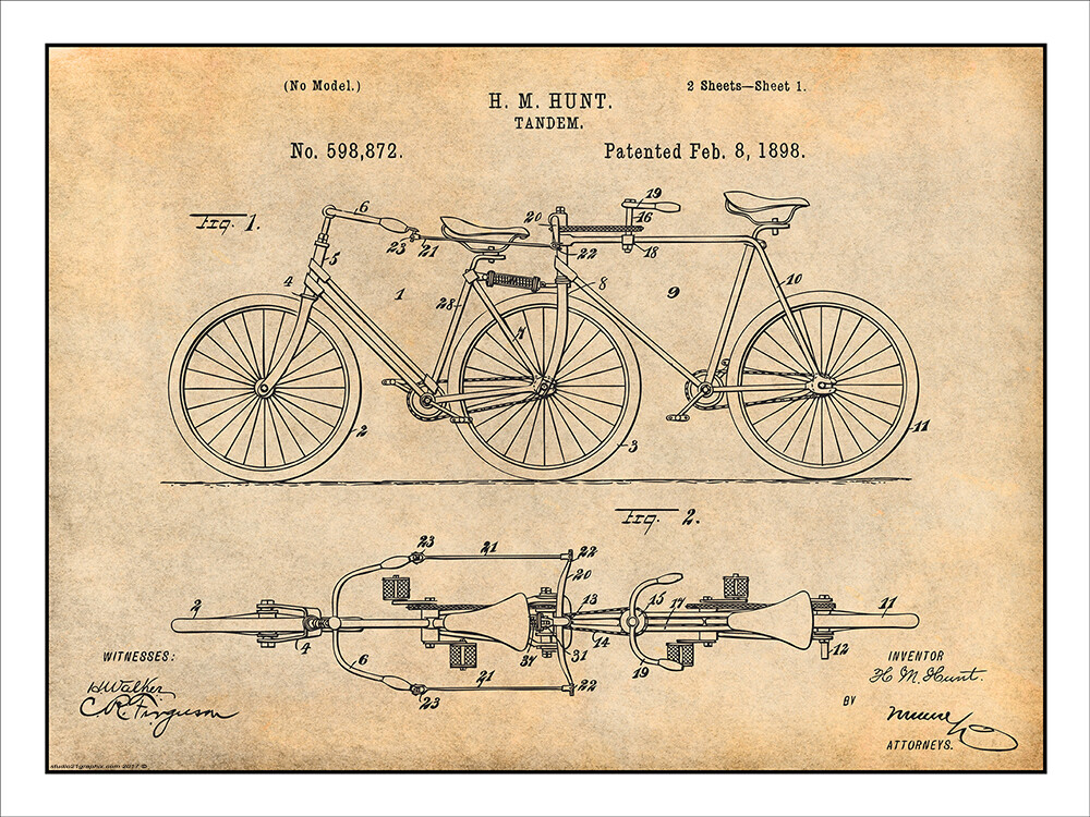 Patent Print Art Drawing Poster