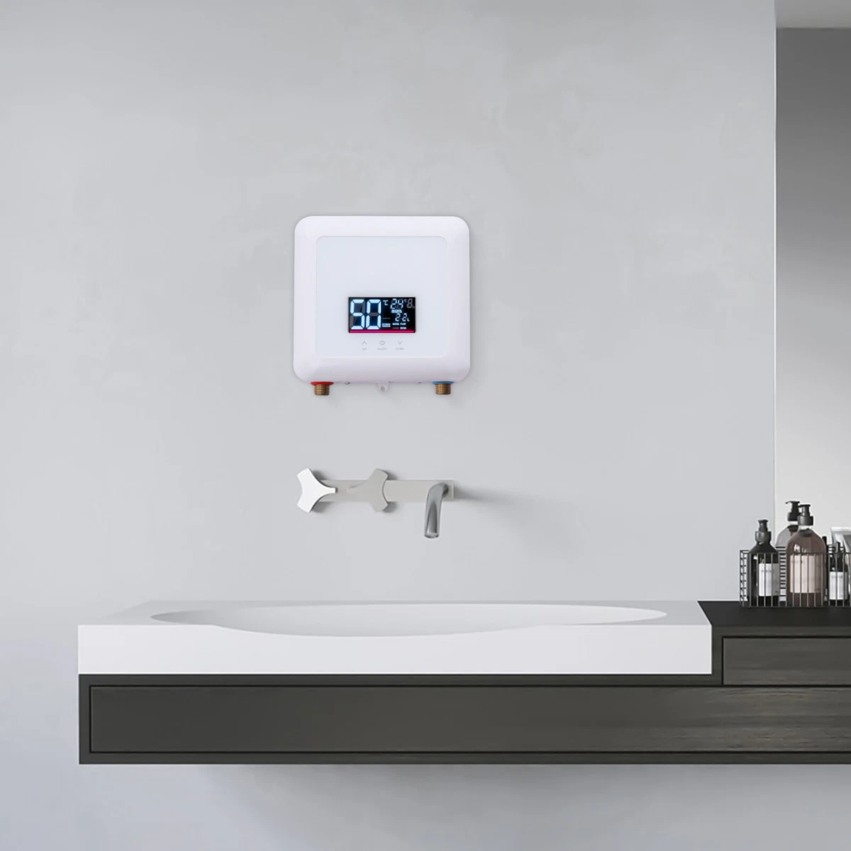 Electric Instant Water Heater Touch Control Panel Heater With Remote Control  | eBay