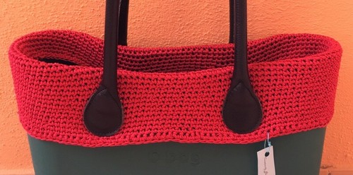 HANDMADE bordo uncinetto di cotone o lana wool fascia per o bag mini  COMPATIBILE | eBay