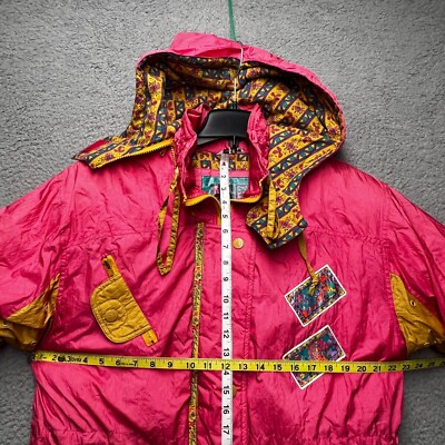 Forteza Jacket Womens Sz 14 Hot Pink Hooded Young Fleet Street