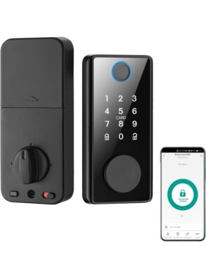 GOODTAC Smart Deadbolt Lock Fingerprint Intelligent Indoor biometric Electron.64