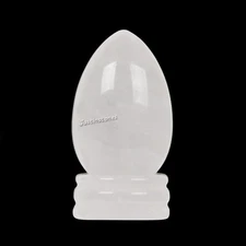 45mm Gemstone Crystal Egg Sphere Sculpture Healing Figurine*Two choices*