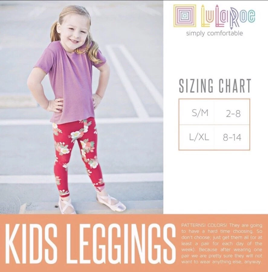 Americana LuLaRoe Mommy & Me Leggings Bandera Americana Conjunto a Juego Foto 3 de 3