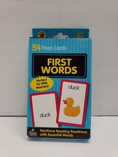 Carson Dellosa  First Words Flash Cards  Phonics, Preschool, 54ct