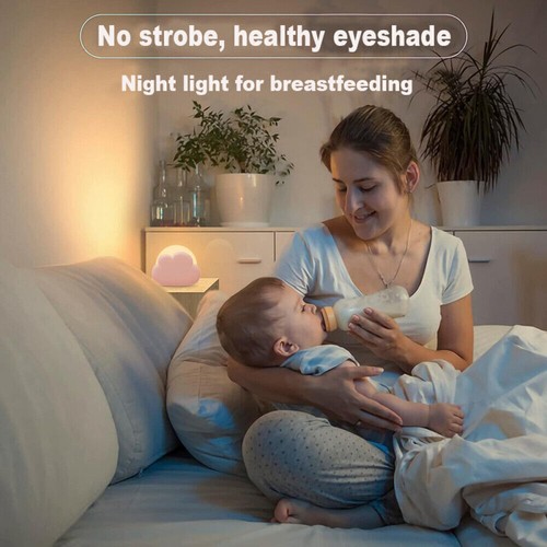 Portable LED Night Light Dimmable Baby Kids Bedroom Night Lamp USB Rechargeable - Picture 6 of 21