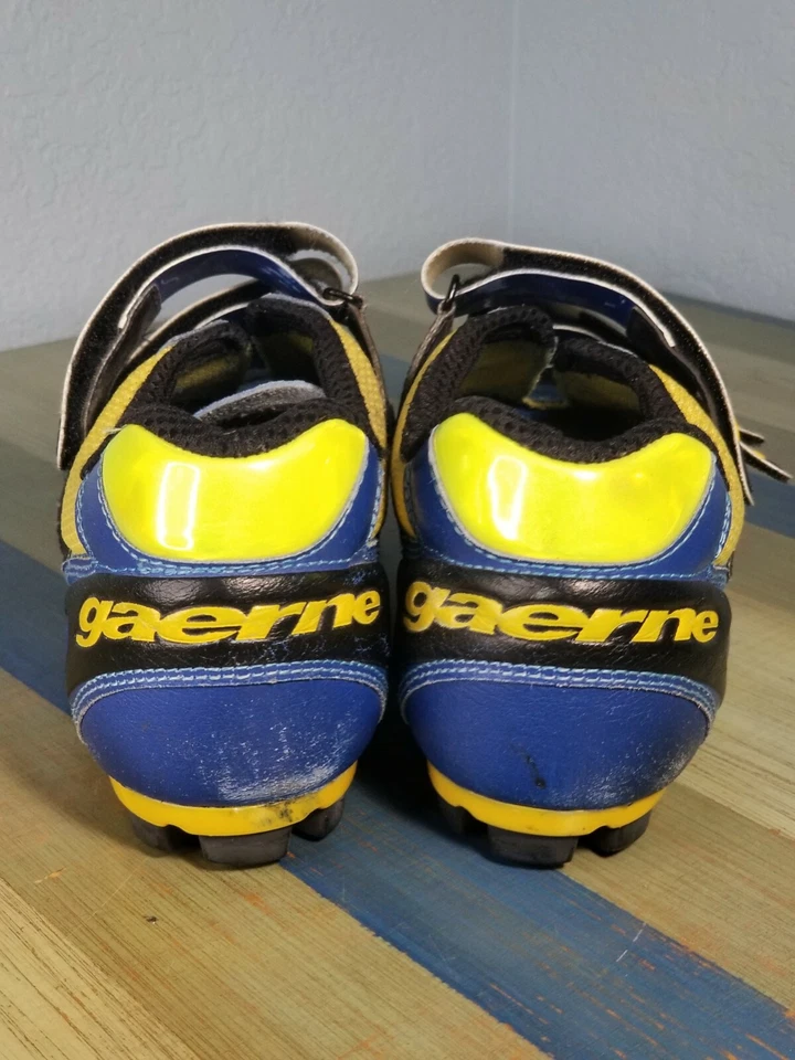 Gaerne Road Cycling Shoes Blue/Yellow/ Black sidi crono italian - Image 4 of 4