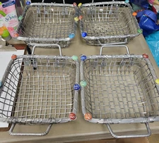 Metal baskets- 4 Matching baskets