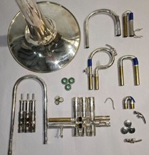 Dynasty Silver F Marching French Horn "Replacement Parts Only"