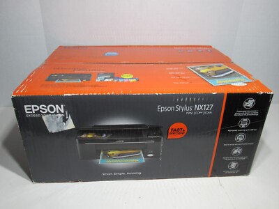 Epson Stylus NX127 All-In-One Inkjet Printer - Print, Scan, Copy - New SEALED