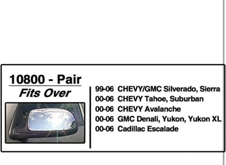 Espejos retrovisores de remolque personalizados CIPA 10800 para '00-'06 GMC Denali, Yukon y Cadillac Escalade Foto 2 de 4