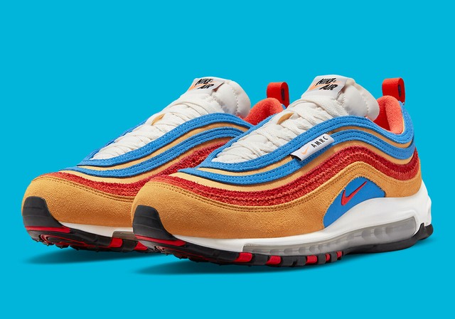 Size 12.5 - Nike Air Max 97 SE Running Club - Pollen Orange 2021 for sale online | eBay