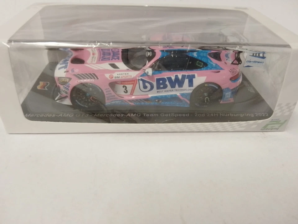 Spark Mercedes AMG GT3 BWT #3 Team GetSpeed 24H Nurburgring 2022 1/43 SG840 Foto 2 de 3