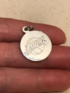 Tiffany & Co. Sterling Silver LA Lakers Kings Pendant