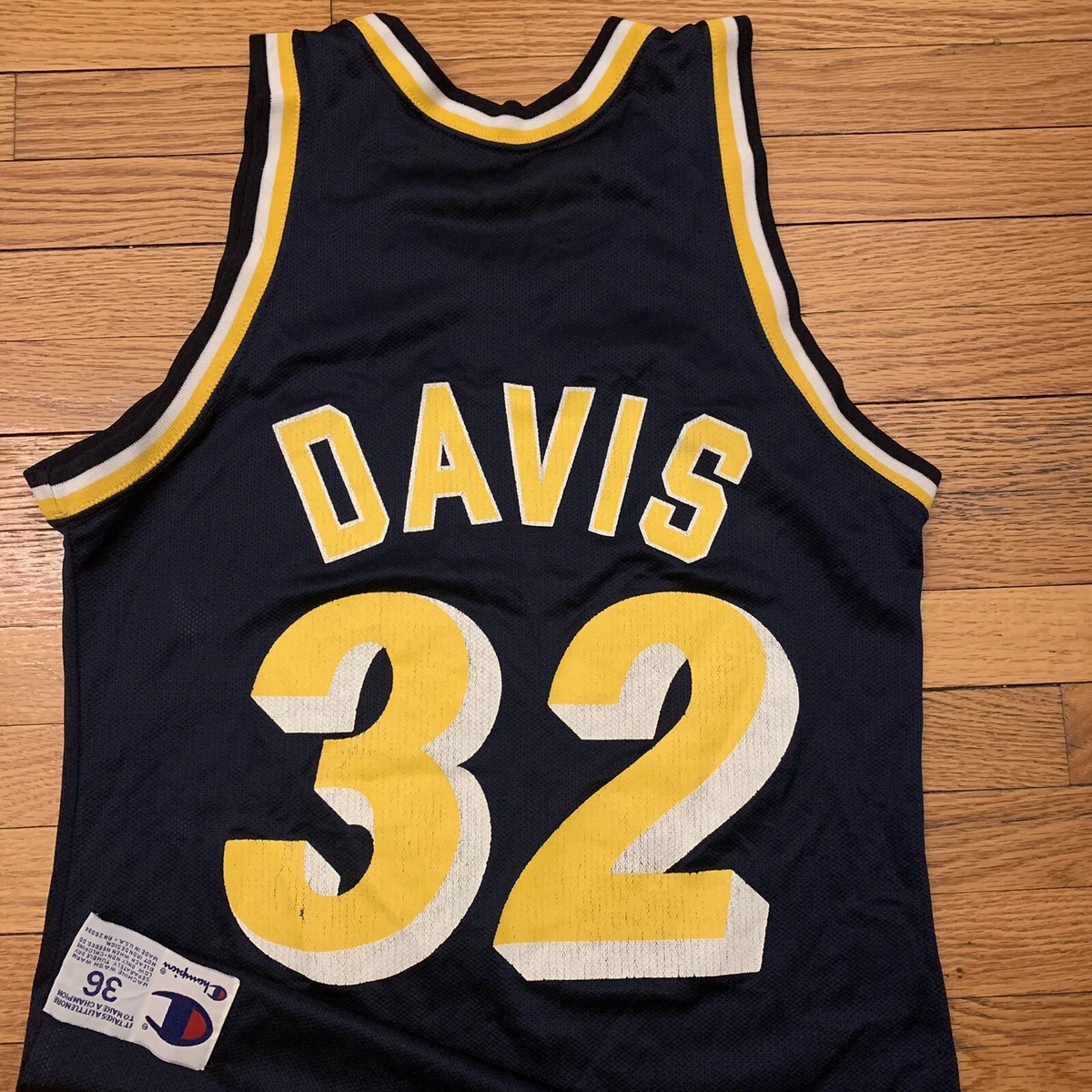 Vintage Dale Davis Indiana Pacers Champion NBA Jersey Mens