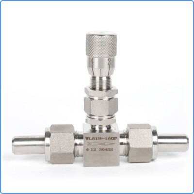 Stainless steel welded micro-adjustment needle type valve fine-adjustment valve