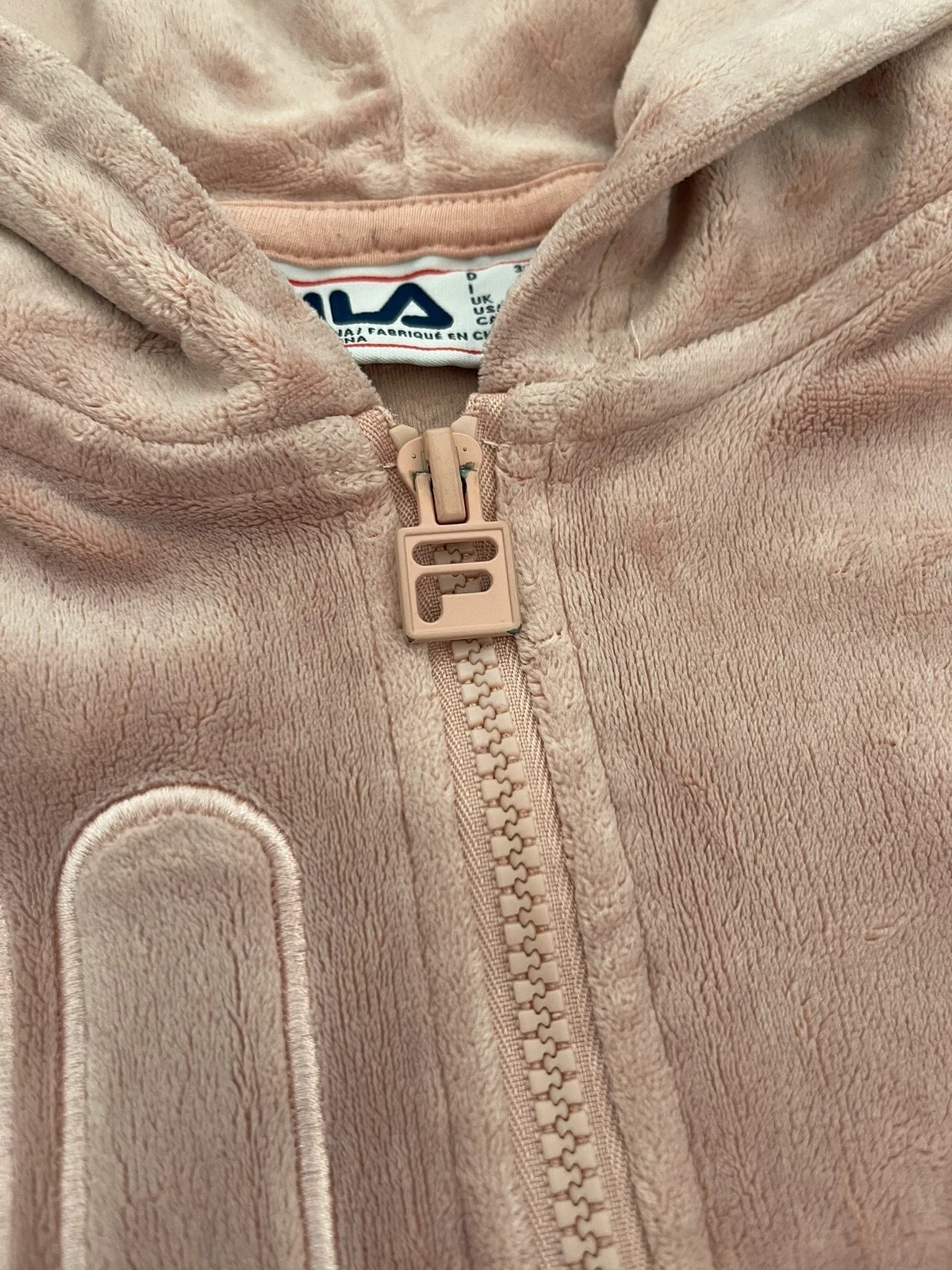 Felpa con cappuccio mezza zip FILA Y2K