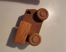 Jouet en bois fait main voiture camion véhicule 2,5" mini