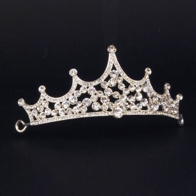 Rhinestone Hair Comb for women silver