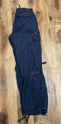 Abercrombie & Fitch Military Cargo Paratrooper Pants Womens Measured 33x30 - Picture 4 of 9