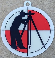 NCEES Surveyor Promotional Tag Geocoin - Activated & Adoptable - TB728RC