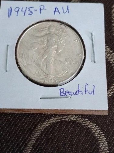 Photo of a 1945-P Walking Liberty Half Dollar from an eBay listing that sold on Jul 20, 2026