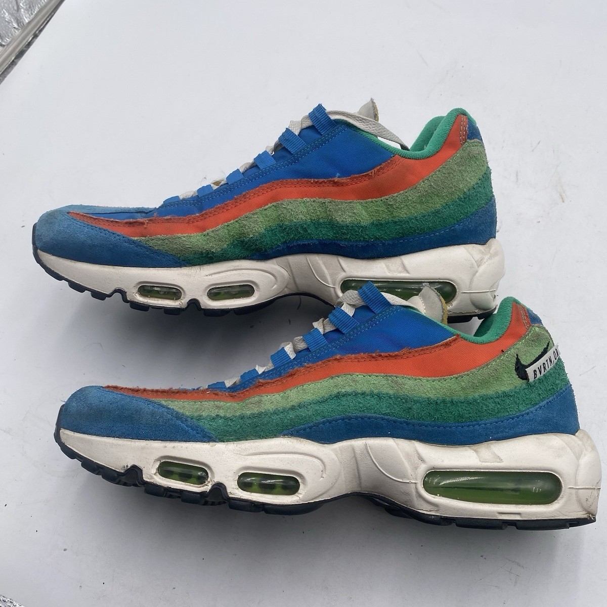 Nike Air Max 95 SE Running Club Mens Size 9 Blue Green 