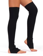 Womens Wool Leg Warmers Winter 28'' Thigh High Long Boot Socks 80s for Yoga B...