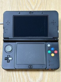 New Nintendo 3DS Black Console Super Mario Maker Cover Plates Works JP